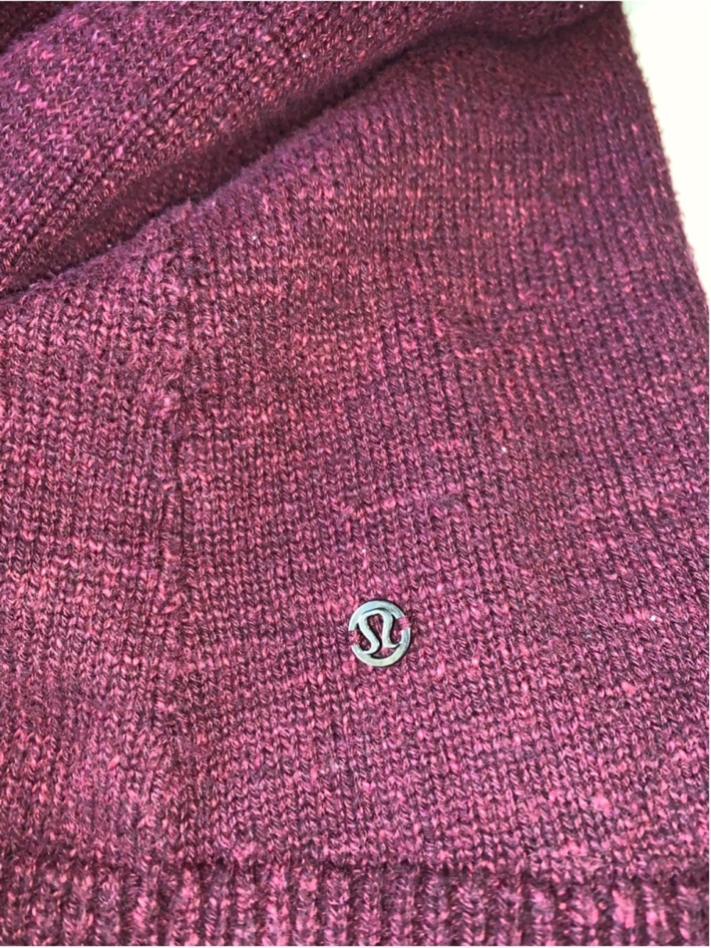Women's lululemon summit stride Burgundy Quarter-Zip Knit Sweater, Size S - Picture 9 of 14